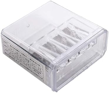 Eyeliner-Spitzer, Zimmermanns-Bleistiftspitzer, tragbarer Bleistiftspitzer mit transparenter Abdeckung, professioneller Bleistiftspitzer, Holzbearbeitungs-Bleistiftspitzer, multifunktionaler Bleistift