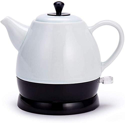 ZYSKABQ Bolli, teiera con Acqua Cordless per bollitore Elettrico in Ceramica, brocca Teapot-Retro 1L, Acqua Veloce da 1350 W per tè, caffè, Zocco Octopus Feet