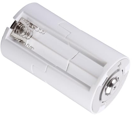 SANRLO Batterie, 1 x 3 AA auf D Batterie-Konverter-Adapter, 3 AA auf 1 D Größe, Batteriehaltergehäuse, Umwandler-Zubehör