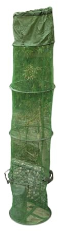 BESPORTBLE Trampa De Red De Pesca Plegable para Camarones y Peces Pequeños - Rejón De Pesca De Nylon Resistente - Ideal para Aficionados y Profesionales En Acuicultura