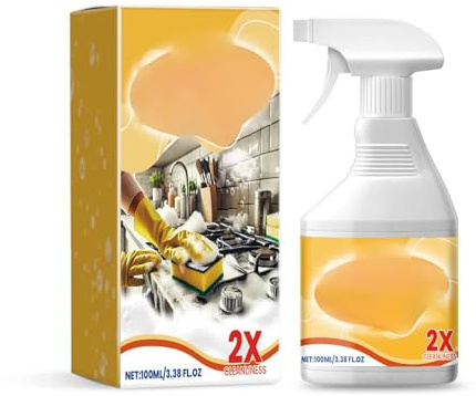 Küchenreinigungsspray, Entfettungsspray Geeignet für Dunstabzugshauben, Öfen, Küchenutensilien, Reinigung und Dekontamination