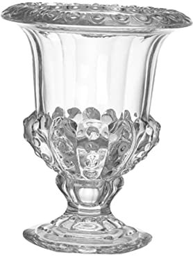GLEAVI Transparentes Glasvase Als Kreative Blumendekoration Und Kerzenhalter Retro-Stil Für Hochzeitsfeiern Und Tischdeko Klein