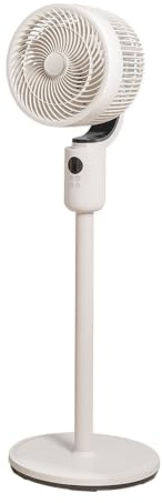 CFG - Ventilatore a Piantana con Telecomando Diffusore Oli, Oscillazione 3D | Ventilatore da Terra Orbital 3D con Diffusore di Oli Essenziali Integrato, 3 Velocità, 3 Altezze 49, 77, 103,5cm, Timer 1-9h