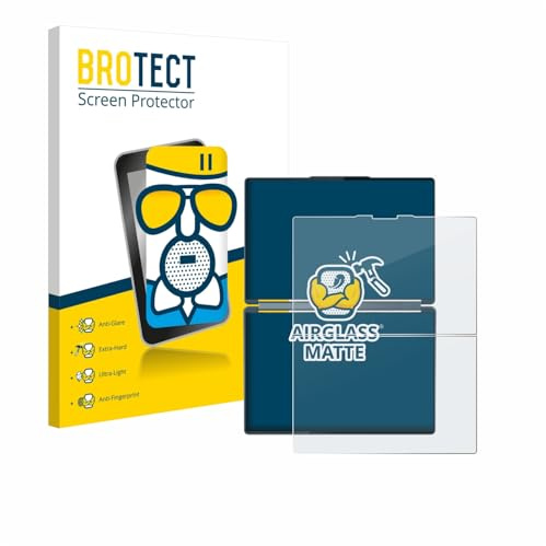 brotect Glass Film compatible with Lenovo Yoga Book 9i Gen 10 | Matte Screen Protection Made in Germany 9H Protection Anti-Glare Glass-Film Anti-Scratch