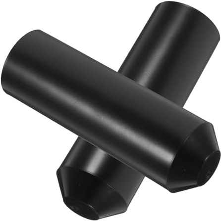 Ciieeo 2pcs Capuchons Thermorétractables Noirs Étanches pour Fils Électriques et Tiges en Fer, Gaine en Pe, Haute Résistance et Forte Étanchéité pour Usage Extérieur
