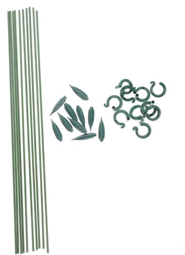 UPKOCH 10pezzi Tutori per Piante in Vaso Pz Supporto per Fiori Supporto per Rampicanti Accessori per Piante d Appartamento Realizzati in ABS Resistente per Uso Interno e Esterno