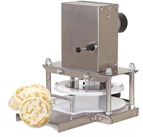 Electric Pizza Dough Press, Electric Tortilla Pressing Machine, Size: 22cm/25cm, Easy to Use, for Thin Bread, Cake, Pancakes