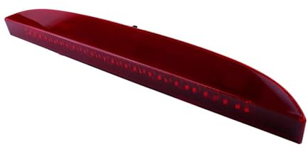 SQOFJDF Terzo Freno Luce Per Clio MK2 98-06 Campus 06-12 con spoiler corto posteriore terzo LED luce di stop freno ad alto livello lente rossa Arresto