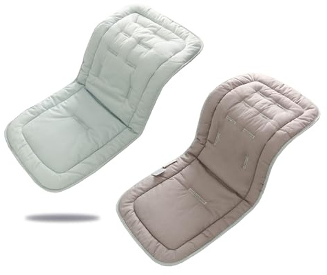Baby Carriage Cushion, Universal Breathable Stroller Mat, Stroller Cushion for Strollers 100% Cotton, 34x78cm,1 Pack