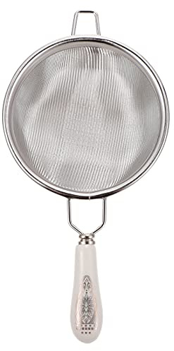 2 Pcs Tea Strainer Tea Filter Tea Infuser Tea Interval Diffuser Tea Mesh Strainer Tea Steeper Coffee Steeper Mesh Tea Brewing Basket Tea Sieve Tea Stand White Ceramics Food