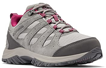 Columbia Redmond 3 Wp, Scarpe da Trekking Basse Donna, Ti Titanium Red Onion, 37.5 EU