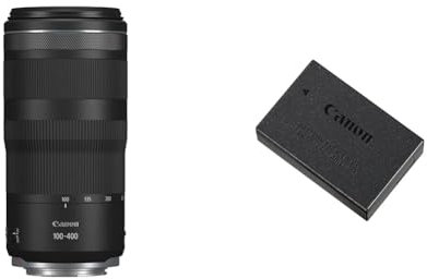 Canon RF 100-400mm F5.6-8 IS USM - Lens Canon R System Cameras, Ideal Wildlife Photography, Sports, Action And Aviation. & LP-E17 Battery Pack for EOS M3