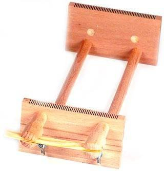 Perlenwebrahmen aus Holz, 31x12cm [Spielzeug]