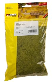 NOCH® Streugras „Wiese“, statisches Gras für Modellbau, 2,5 mm in Grüntönen, geeignet für H0, TT, N und Z Maßstäbe