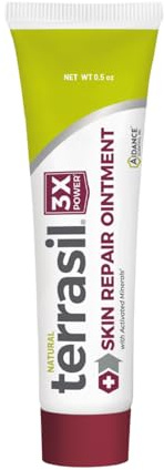terrasil Skin Repair for Angular Cheilitis, Folliculitis, Impetigo, Lichen Sclerosus, Boils, Pitted Keratolysis, Fast Relief & Supports Healing. Dermatologist Tested & Hypoallergenic Approved (0.5 oz)