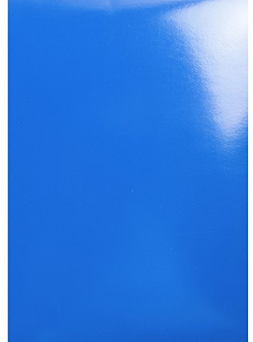 Exacompta 2982C 100er Pack Einbanddeckel DIN A4 für Bindesysteme Forever aus Glanz-Karton blau. Geeignet zur Verwendung mit Serodo-Bindern, Kunststoffringen, Metallringen und mehr