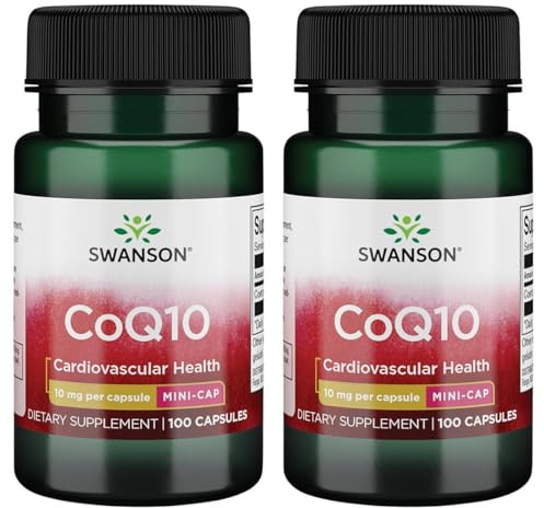 Swanson Coq10 - Mini Cap 10 mg 100 Caps (2 Pack)