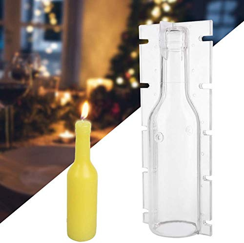 Süßigkeiten Schokoladenkerze Seifenform Flaschenform DIY Dekorative Klare Kunststoffform Werkzeug für Kerzenherstellung Hochzeit Kerze Form Plastik kerzenformen für die Kerzenherstellung Säu
