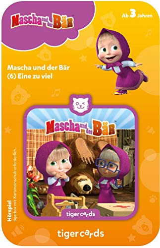 tigermedia tigercard Mascha und der Bär Folge 6 Eine zu Viel Märchen Kleinkinder Geschenkidee Zahnfee tigerbox Hörspielbox Hörbücher Kindermusik