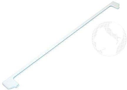 Perfil frontal (ORIGINAL Beko) para estante de cristal frigorífico, L:45,5 cm, código del recambio: 4851900100