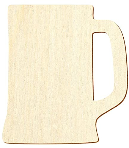 Holz Maßkrug V1 - Deko Basteln 3-50cm, Pack mit:100 Stück, Höhe:5cm hoch