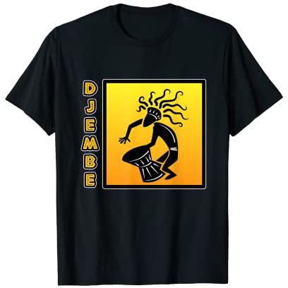 Djembe Trommel Vintage Drums Player Musiker Grafik T-Shirt