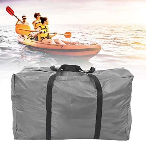 KIMISS Grande Portaoggetti Pieghevole, Accessorio per Borsetta per Canoa Bolsa Transporte Sevylor Borsa per il Trasporto Canoa Kayak Gommone Grigio Grigio