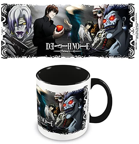 Pyramid International Death Note Mug (Kira's Wrath Design) 325 ml Tasse à café en céramique pour homme et femme – Marchandise officielle, noir