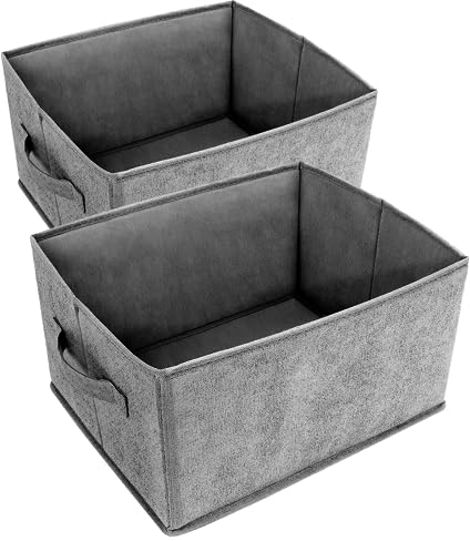 AiQInu Organizer Armadio, 2 Pezzi Organizer Cassetti Salvaspazio, Organizer Cassetti Armadio in Tessuto Pieghevole per Biancheria Intima, Calze, Cravatte e Sciarpe