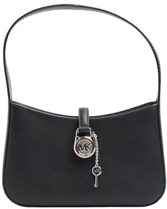 Michael Kors Lyra - Borsa a tracolla piccola con cerniera, colore: Nero, nero, Small