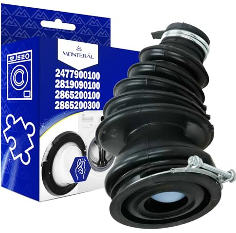 Tubo Desague Lavadora con Código Original 2477900100 2819090100 2865200100 2865200300 para Beko para Blomberg - Garantía de 10 Años - MONTERAL