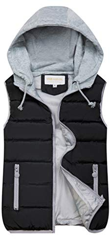 Gilet Jacket for Women UK Full Zipper Sleeveless Coats With Pocket Warm Padded Cropped Jackets Lightweight Collar Lapel Outwear Coat Ladies Outdoor Outfits for Holiday Daily