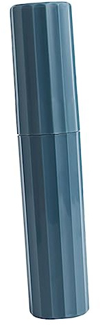 Baluue Boîtier Portable pour Brosse à Dents Et Dentifrice avec Gobelet Bleu Compact Et Léger Rangement Hygiénique pour Voyage Et Maison