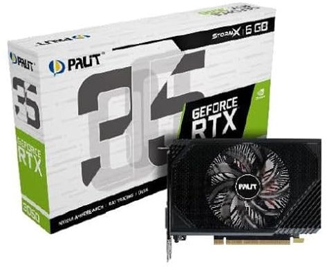 Palit GeForce RTX 3050 StormX (6GB GDDR6/PCI Express 4.0/1470MHz/14000MHz)