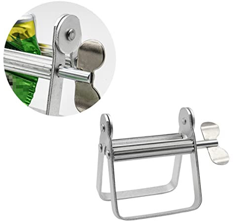 KOMBIUDA Aluminum Alloy Toothpaste Squeezer and Facial Tube Extruder Bathroom Accessories Compact Design for Easy Tube Rolling and Skincare Product Dispensing