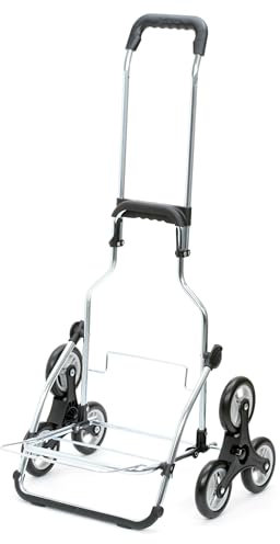 Andersen Einkaufstrolley - Treppensteiger Royal Shopper Steel - klappbar - belastbar 60 kg - Stahlgestell - Trolley - Rad Ø 3 x 13 cm