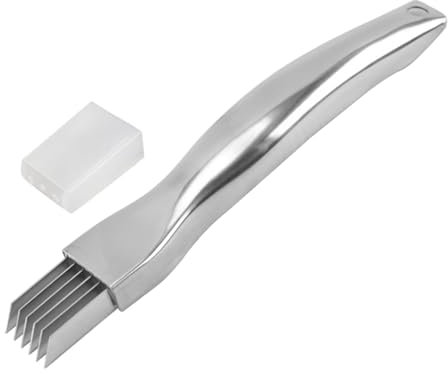 Taglierina Di Cipolla Verde - Cutter Curther | Strumento Per Tagliare L'aglio In Acciaio Inox | Taglierina Di Cipolla, Di Cipollina, Cipollina, Cipollina, Patate,