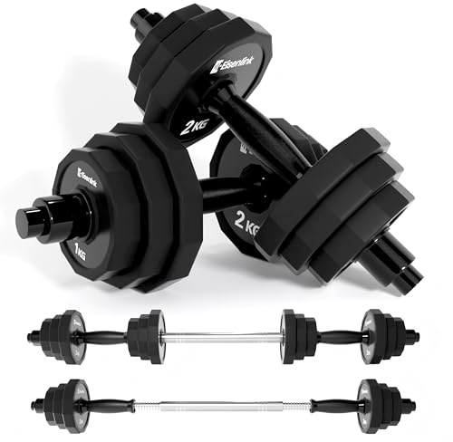 Eisenlink 2 in 1 Hanteln set 12-Eckige Hanteln Verstellbar