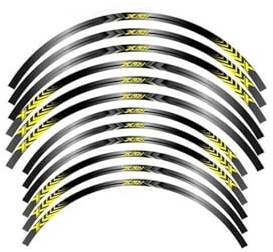 XWDPDNHHD Motorrad-Felgenaufkleber Für XADV X-ADV 750 2021-2024 17″15″ Reflektierendes Felgenband Modifizierte Dekorative Aufkleber Felgenaufkleber-Set(Farbe 5)