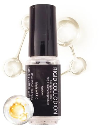 Liquide Effet Cicatrice Solution Maquillage Plaies Cutanées 5 ml | Liquide Cicatrice Réaliste pour Maison Hantée Spectacle sur Scène Carnaval et Cosplay Soirée de Rôle