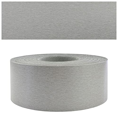 Mprofi MT® Kantenumleimer Edelstahl | 45 mm x 5 m | Melamin Kantenband | Bügelkante für Möbel & Regale | Kantenumleimer mit Schmelzkleber | Bügelkante für Möbel & Regale – 859/45/5
