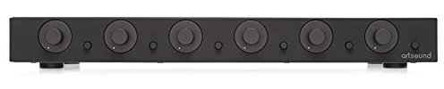 ArtSound SVC6.2 - Commande Centrale de Zone/Volume - 6 Paires de Haut-Parleurs, 2 x 180W, 8 Ohms, Noir