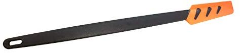 TUPPERWARE Griffbereit Kleiner Top-Schaber schwarz-orange Teigspachtel schmal 6846
