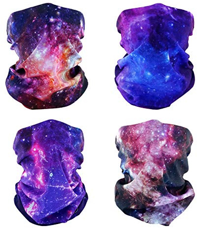 SMEHCF Headband Bandana Balaclava Half Face Mask Head Scarf Neck Gaiter 8pcs