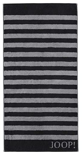 Joop! Toallas Classic Stripes 1610 Negro – 90, 100 % algodón, toalla de sauna 80 x 200 cm