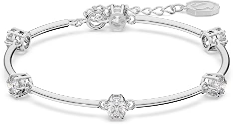 Swarovski Constella Damenarmband, Rhodiniertes Armband mit Strahlenden Swarovski Kristallen