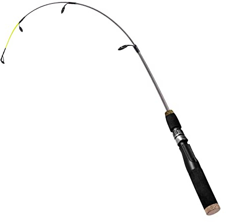 Aventik Ultralight Ice Fishing Rod and Reel Combo 26/28/30/32 inch Medium Light Fast Action Multi-Species Ice Fishing Combos for Walleye Perch Panfish (Hollow Rod(Only Rod), 28'')