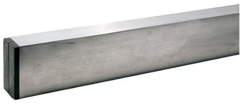 La zappa Stadia per muratore realizzata in alluminio ideale per livellare (1.5 mt - 80 x 20 mm)