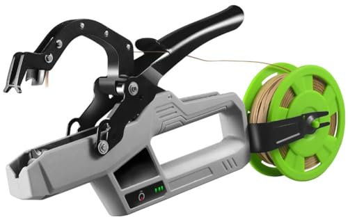 Legatrice per piante elettriche, Legatrice per cavi commerciale automatica per pomodori, Legatrice per piante elettriche con batteria al litio, Attrezzo per piante da giardino per verdure, frutta