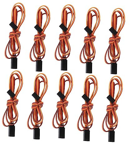 Abaodam 20pcs Servo Extension Cable Wire for Rc Model Core Cable Design for Model Building and Hobbyist Use